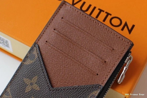 AAA Pruses Bags LOUIS HOLDER COIN VUITTON CARD 0808